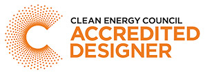 Logo Clean Energy Council accredited designer